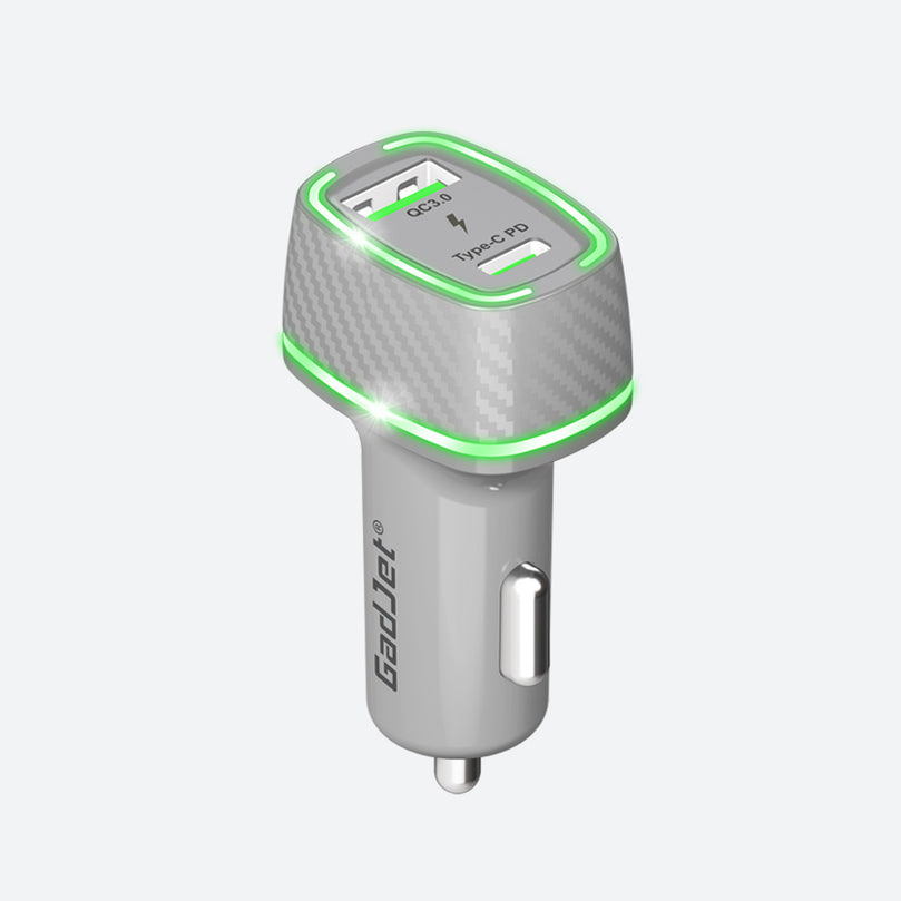 •	2-Port Fast Car Charger gadjet