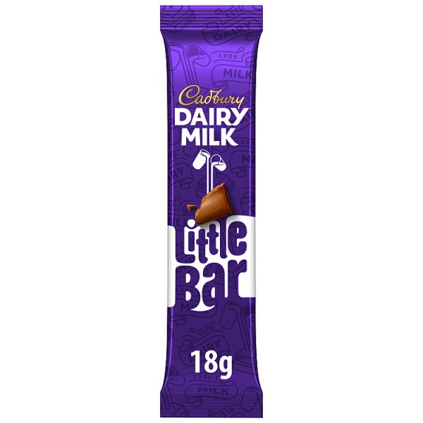 Cadbury Dairy Milk Little Bar Chocolate 18g x 60