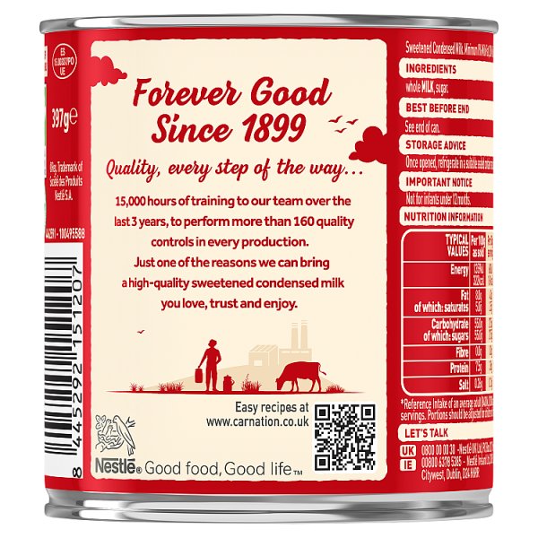 Carnation Condensed Milk 397g x 6