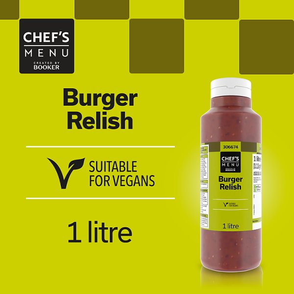 Chef's Menu Burger Relish 1 Litre