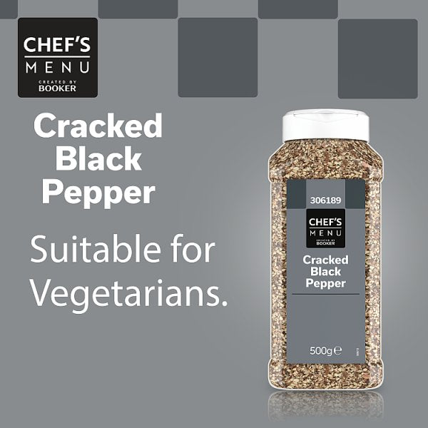 Chef's Menu Cracked Black Pepper 500g
