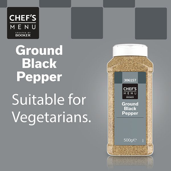 Chef's Menu Ground Black Pepper 500g x 6