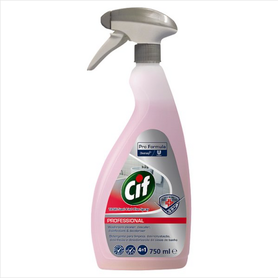 Cif 4in1 Washroom Spray 750ml - Case of 6 Cif