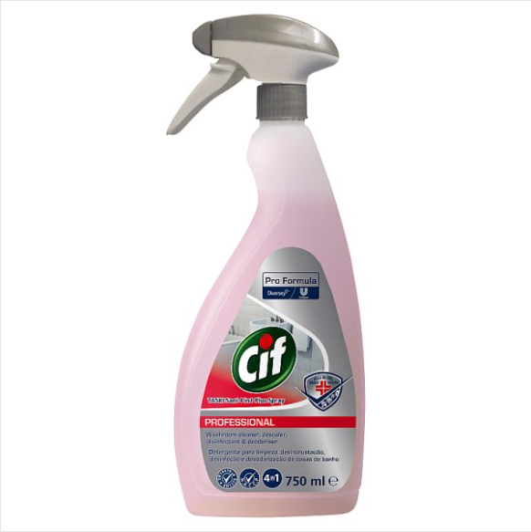 Cif 4in1 Washroom Spray 750ml - Case of 6 Cif