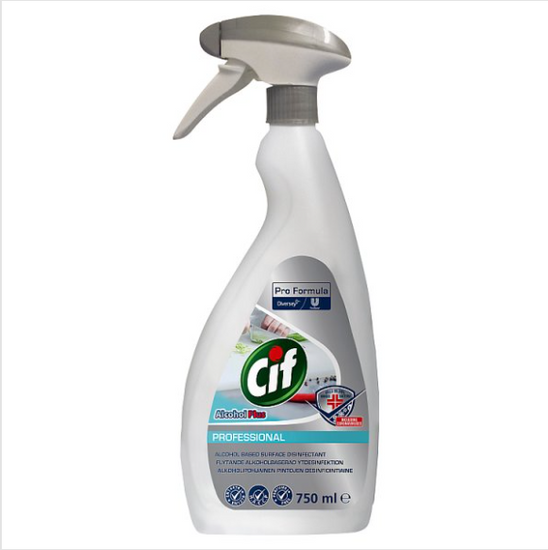 Cif Professional Formula Alcohol Plus 750ml, Cif