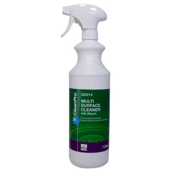 Clean Pro Multi Surface Cleaner with Bleach 1 Litre British Hypermarket-uk