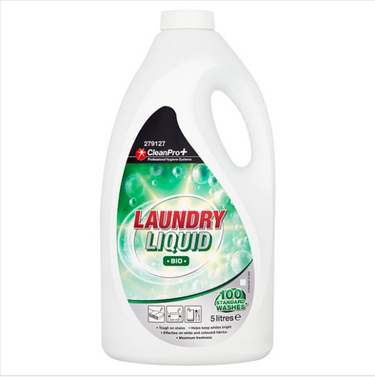 CleanPro+ Laundry Liquid Bio 5 Litres - Case of 2 CleanPro+