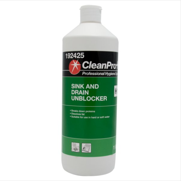 Clean Pro+ Sink and Drain Unblocker H12 1 Litre Clean Pro+