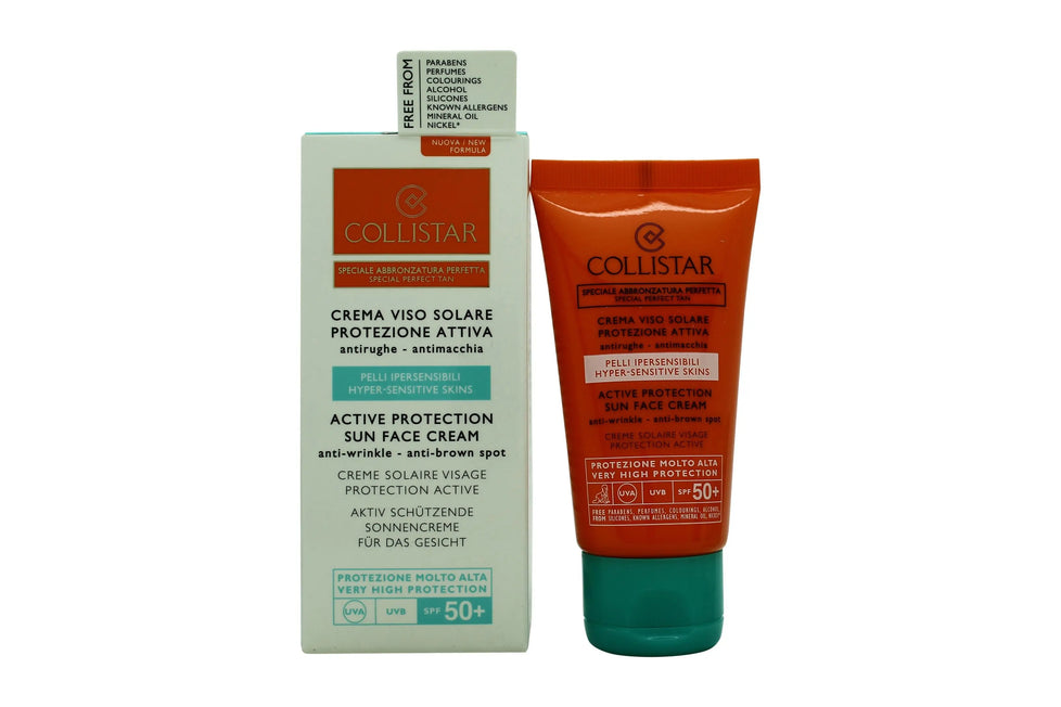 Collistar Collistar Active Protection Sun Cream SPF 50+ 50ml - For Face Collistar