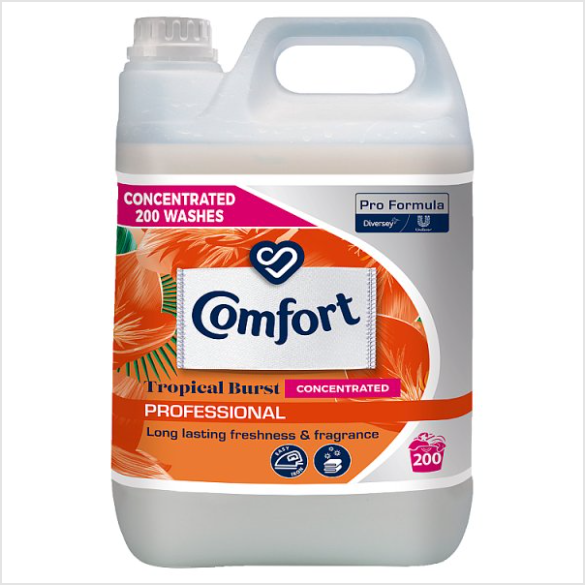 Comfort Professional Formula Tropical Burst Concentrated Fabric Softener 2 x 5L - Case of 2 Comfort