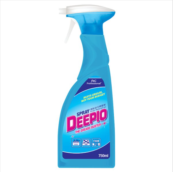 Deepio Professional Kitchen Degreaser Spray 750ML - Case of 1 P&G Professional