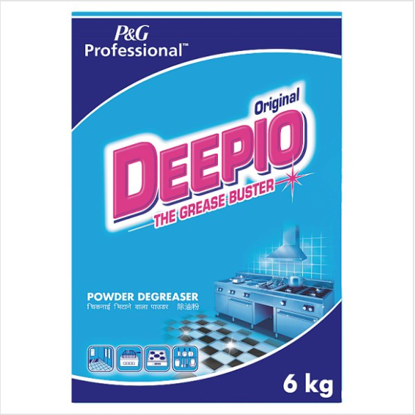 Deepio Professional Powder Degreaser 6KG - Case of 1 P&G Professional