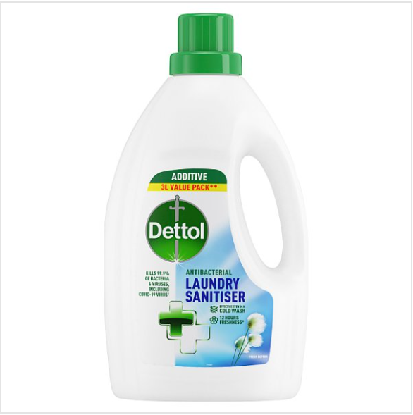 Dettol Laundry Cleanser 3L, Case of 3 Dettol
