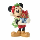 Disney Christmas Mickey & Minnie with Presents Statue Designed by Jim Shore
