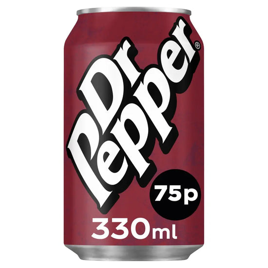 Dr Pepper 22 x 330ml [PM 75p ], Case of 22 Dr Pepper
