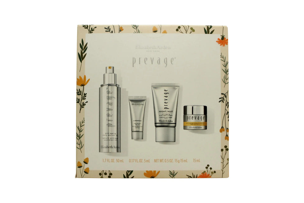 Elizabeth Arden Prevage Gift Set 50ml Prevage Anti-Aging Daily Serum 2.0 + 15ml Prevage Overnight Cream + 15ml Prevage Anti-Aging Moisture Cream SPF30 + 5ml Superstart Skin Renewal Booster Elizabeth Arden