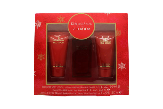 Elizabeth Arden Red Door Gift Set 30ml EDT + 50ml Perfumed Body Lotion + 50ml Bath & Shower Gel Elizabeth Arden