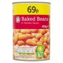Euro Shopper Baked Beans in Tomato Sauce 420g [PM 69p](Case of 12) Euro Shopper
