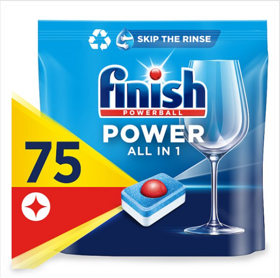 FINSH POWER 75 X 4 Lemon, Case of 4 Finish