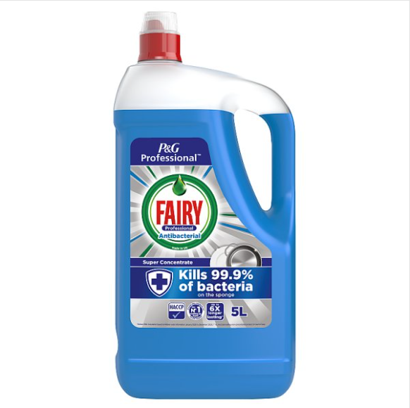 Fairy Professional Super Concentrated Washing Up Liquid Extra Hygiene 5L British Hypermarket-uk