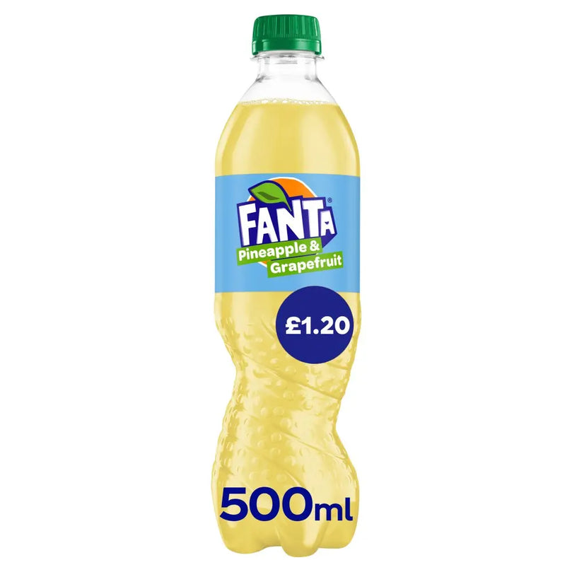 Fanta Pineapple & Grapefruit 500ml, Case of 12 Fanta