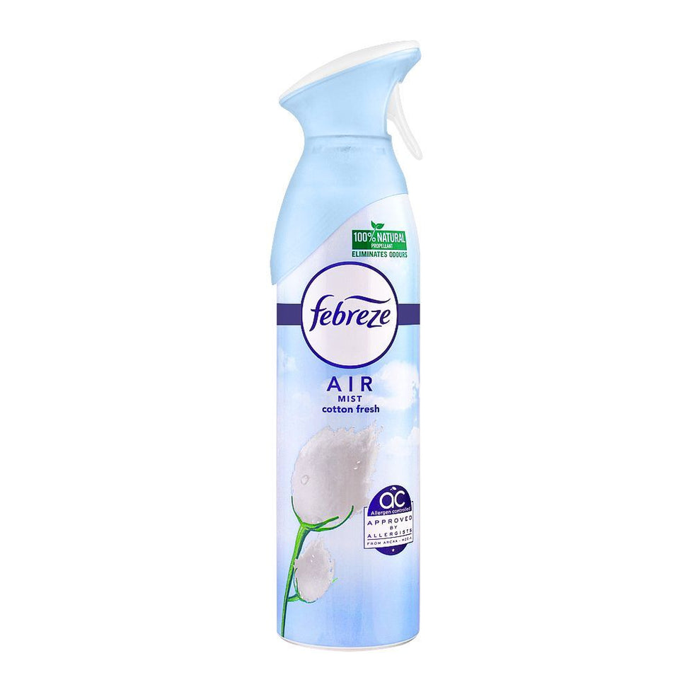 Febreze Air Freshener Spray Cotton Fresh 300ML - Case of 6 British Hypermarket
