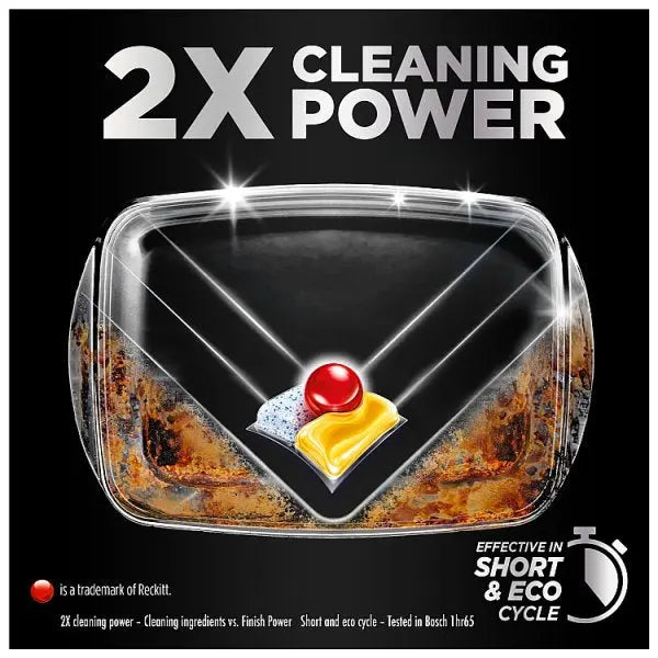 Finish Ultimate All In One Dishwasher Tablets Lemon - 92 Tabs Finish