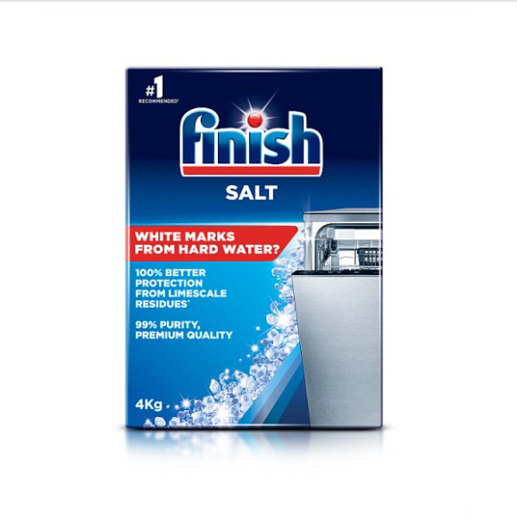 Finish Dishwasher Salt 4Kg - Case of 1 Finish