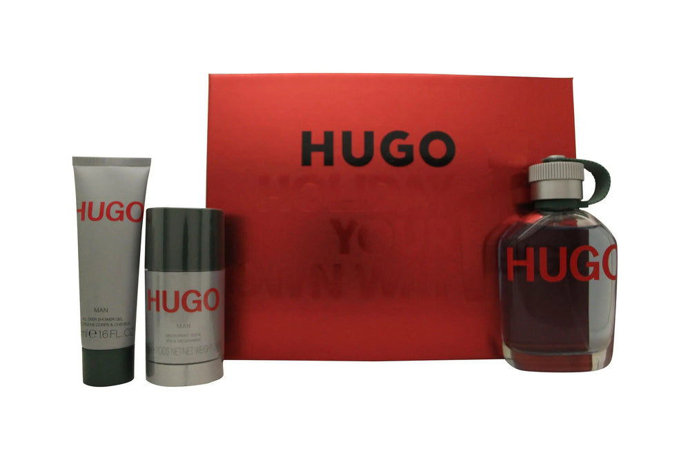 Hugo Boss Hugo Man Gift Set 125ml EDT 75ml Deodorant Stick