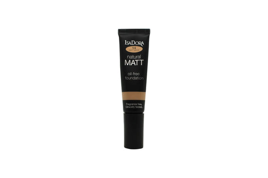 IsaDora Natural Matt Oljefri Foundation 35ml - 14 Beige IsaDora