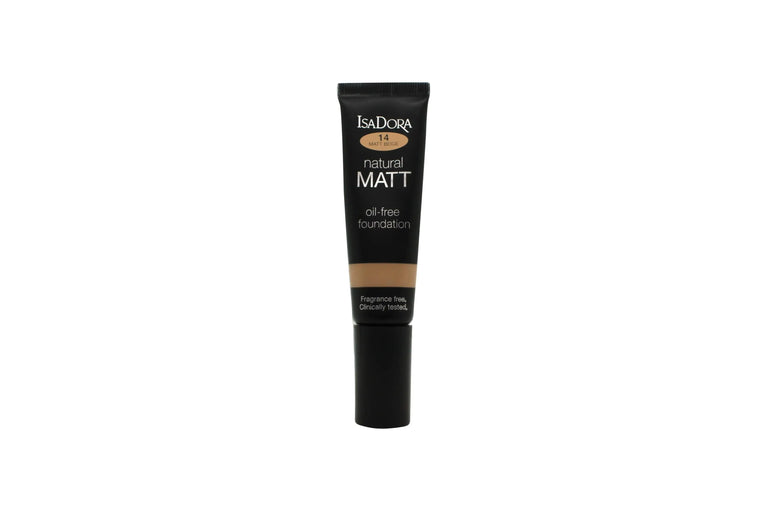 IsaDora Natural Matt Oljefri Foundation 35ml - 14 Beige IsaDora