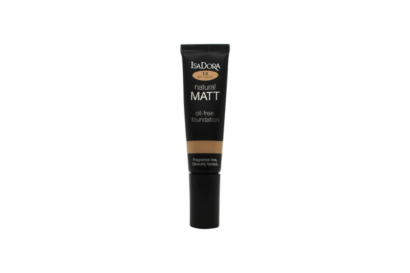 IsaDora Natural Matt Oljefri Foundation 35ml - 14 Beige IsaDora