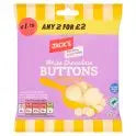 Jack's White Chocolate Buttons 90g [PM £1.15 ](Case of 11) Jack's