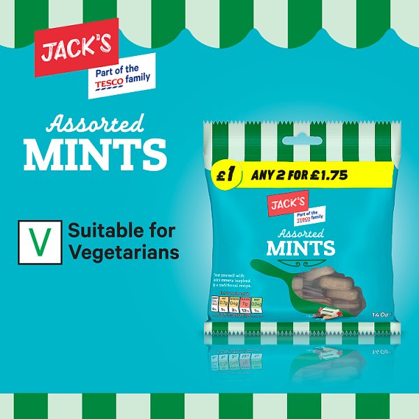 Jack's Assorted Mints 140g x 12