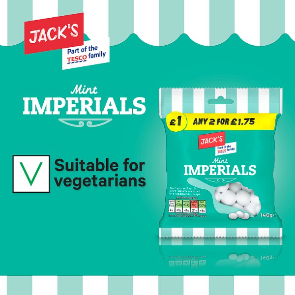 Jack's Mint Imperials 140g x 12