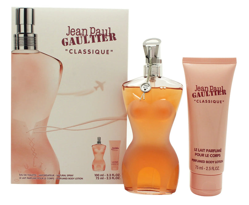 Jean Paul Gaultier Classique Presentset 100ml EDT + 75ml Body Lotion Jean Paul Gaultier