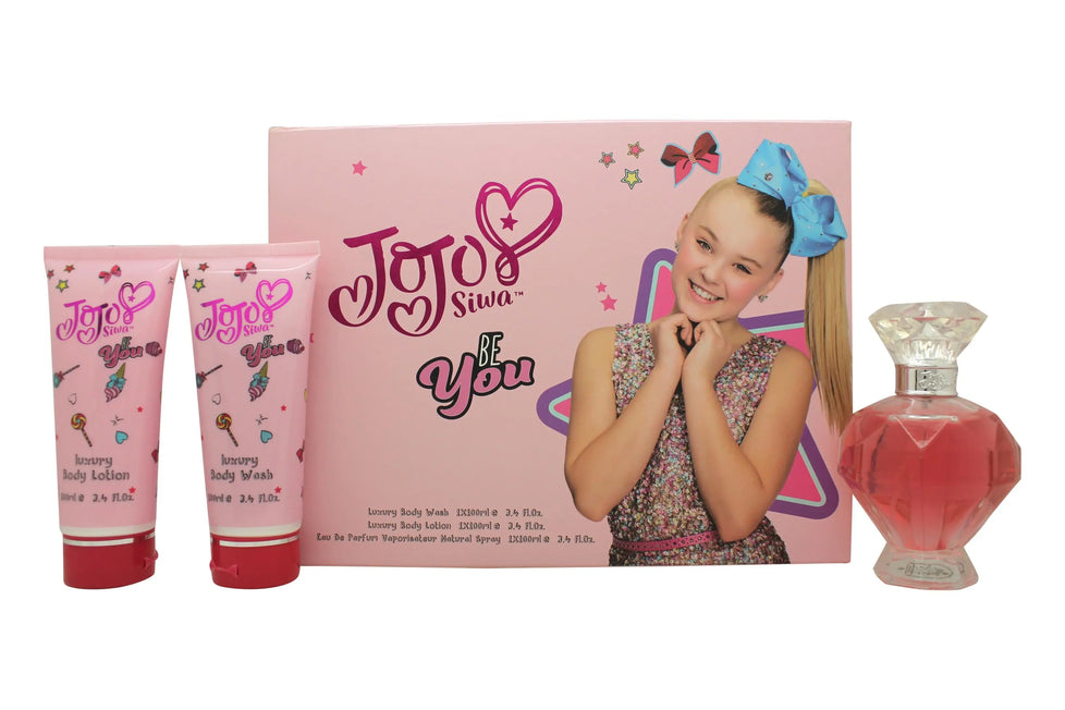 JoJo Siwa Be You Presentset 100ml EDP + 100ml Duschgel + 100ml Body Lotion Jojo Siwa