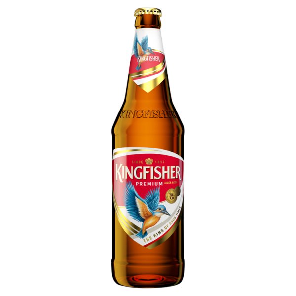 Kingfisher Premium Lager Beer 650ml (Case of 12)