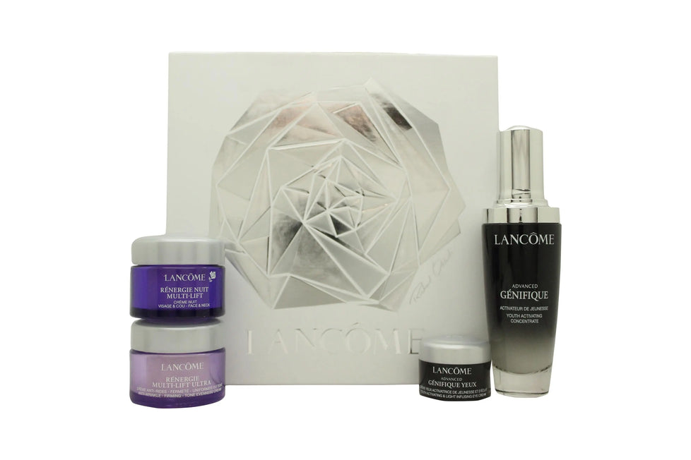 Lancôme Advanced Genifique Gift Set 50ml Advanced Genifique Youth Activating Concentrate + 15ml Renergie Multi-Lift Ultra Cream + 15ml Renergie Multi-Lift Night Cream + 5ml Advanced Genifique Eye Cream Lancôme