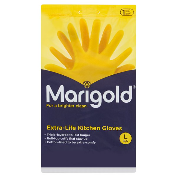 Marigold Extra-Life Kitchen Gloves L British Hypermarket-uk