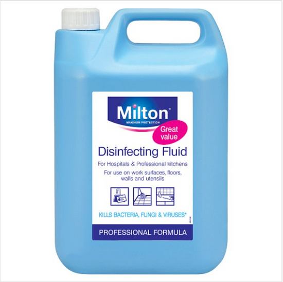 Milton Disinfecting Fluid 5L - Case of 1 Milton