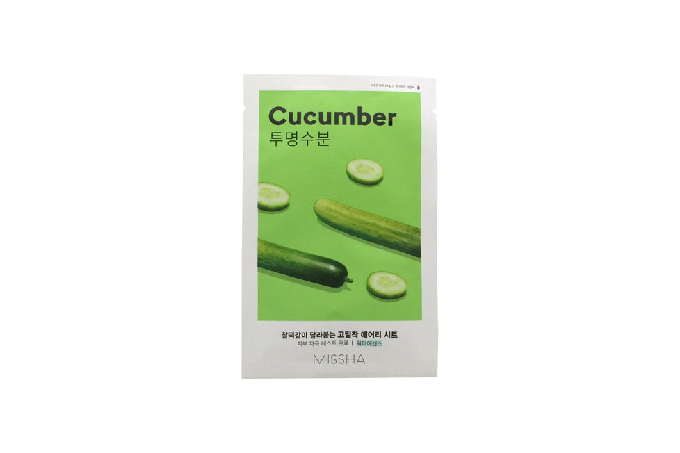 Missha Airy Fit Sheet Mask 19g - Cucumber Missha