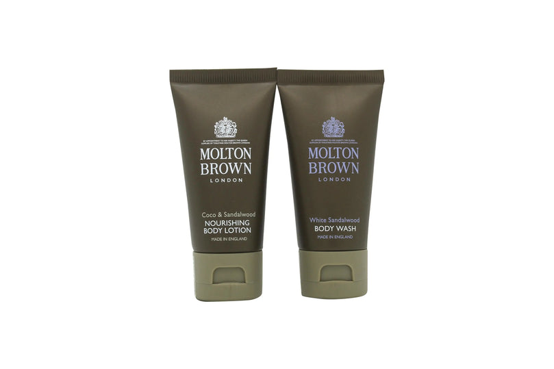 Molton Brown Presentset 30ml Coco & Sandalwood Kroppslotion + 30ml White Sandalwood Kroppstvål Molton Brown
