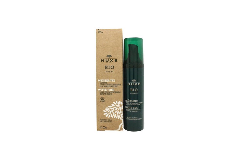 Nuxe Bio Organic White Tea Multi-Perfecting Tonad Ansiktskräm 50ml - Ljusa Hudtoner Nuxe