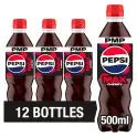 Pepsi Max Cherry No Sugar Cola PMP 500ml [PM £1.35] (Case of 12) Pepsi