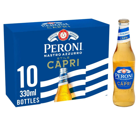 Peroni Nastro Azzurro Stile Capri 10 x 330ml Peroni