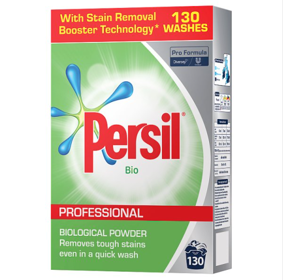 Persil Bio Pro Formula Professional Biological Powder 130 Washes 8.4kg - Case of 1 Persil