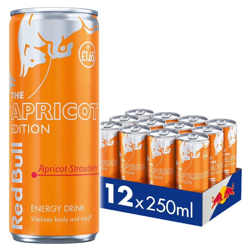 Red Bull Energy Drink Apricot Edition 250ml x 12 Pack PM 1.65
