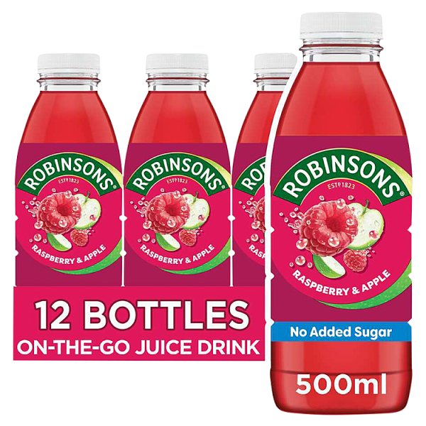 Robinsons Raspberry & Apple 500ml x 24