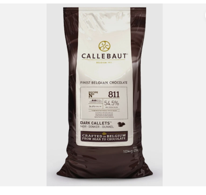 Callebaut Finest Belgian Chocolate Dark Callets 10kg  bbf - 03/09/2026